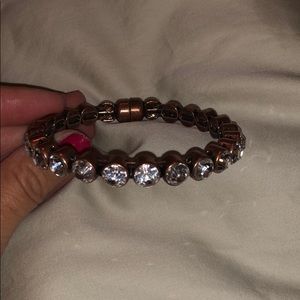 Clear with rubbed bronze